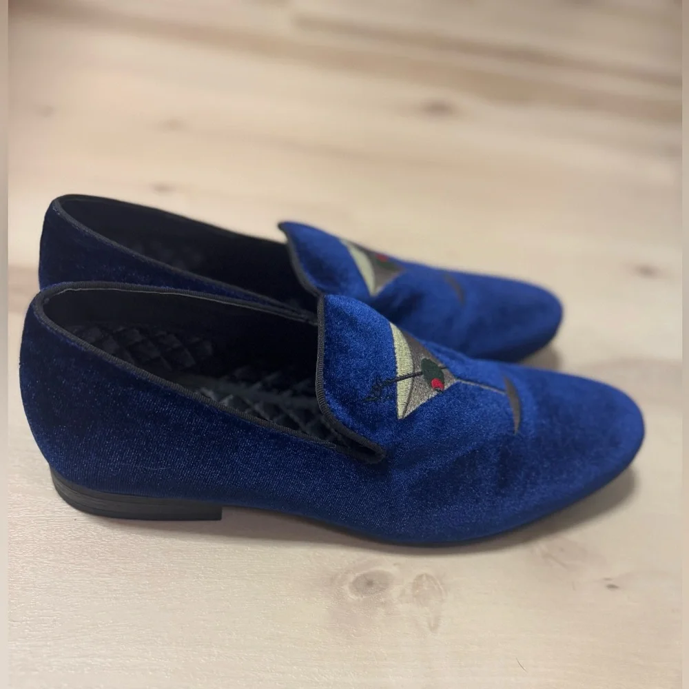 Steve Madden Men's Martini Velvet Smoking Slipper